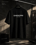 UNKNOWN TEE — BLACK (OVERSIZED TEE)